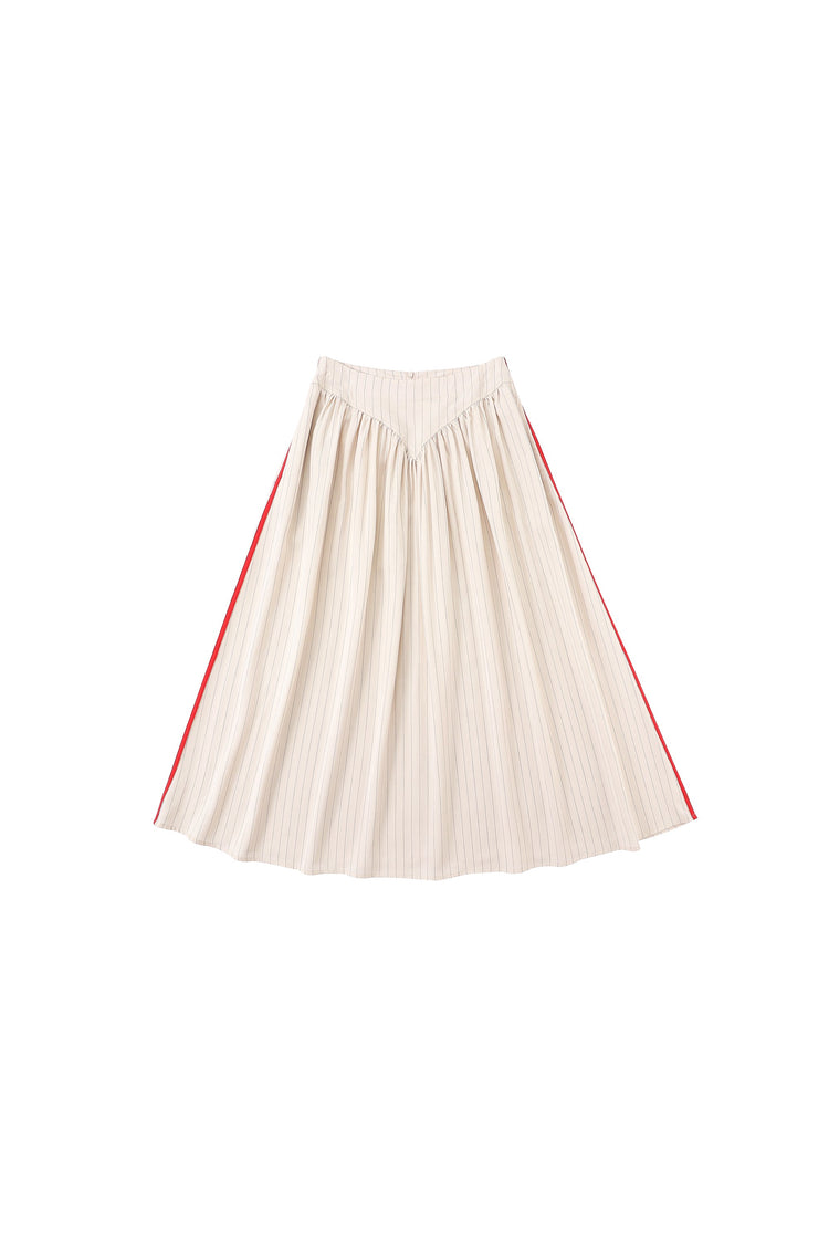 BASEBALL STRIPE PARK SKIRT