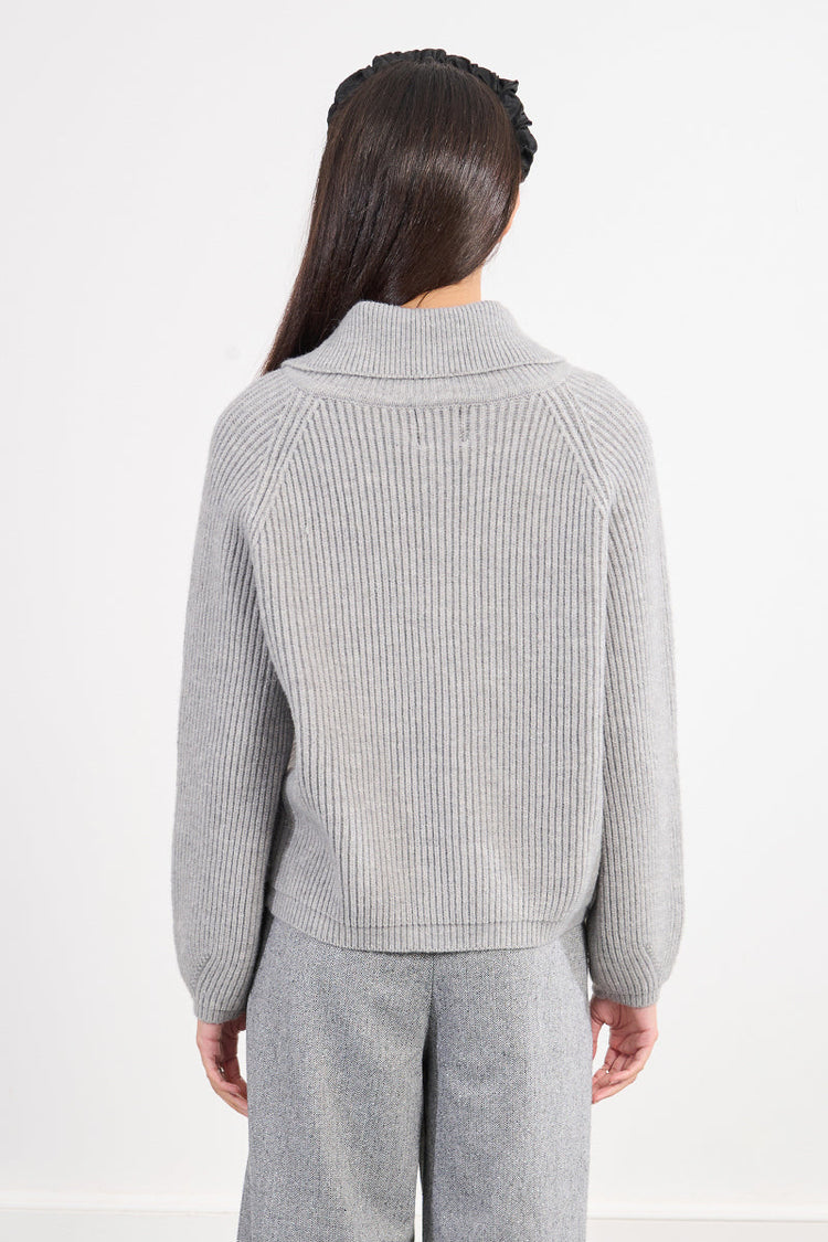 ASH GREY ZIP JACKET