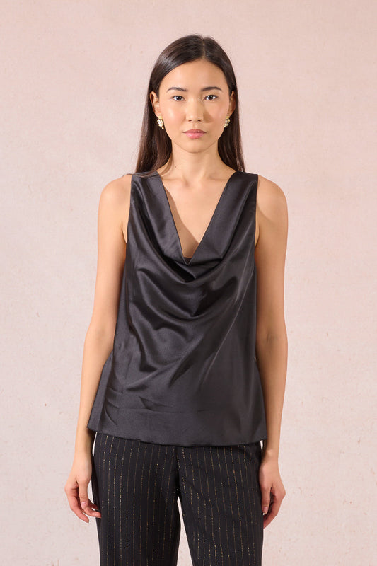 SATIN COWL TANK