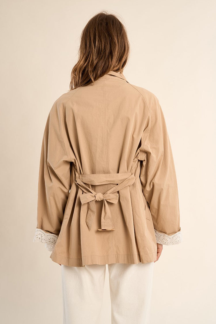 SHORT TRENCH COAT
