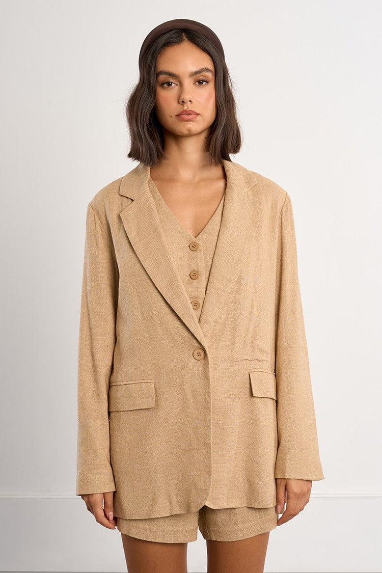 WOVEN BLAZER