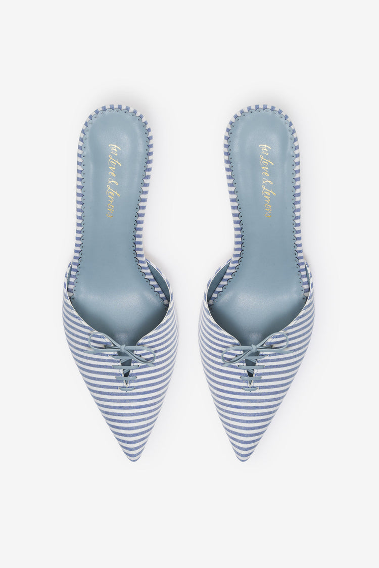 AMY LINEN MULE