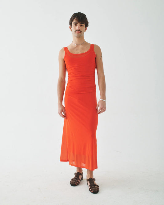 MESH HOURGLASS DRESS