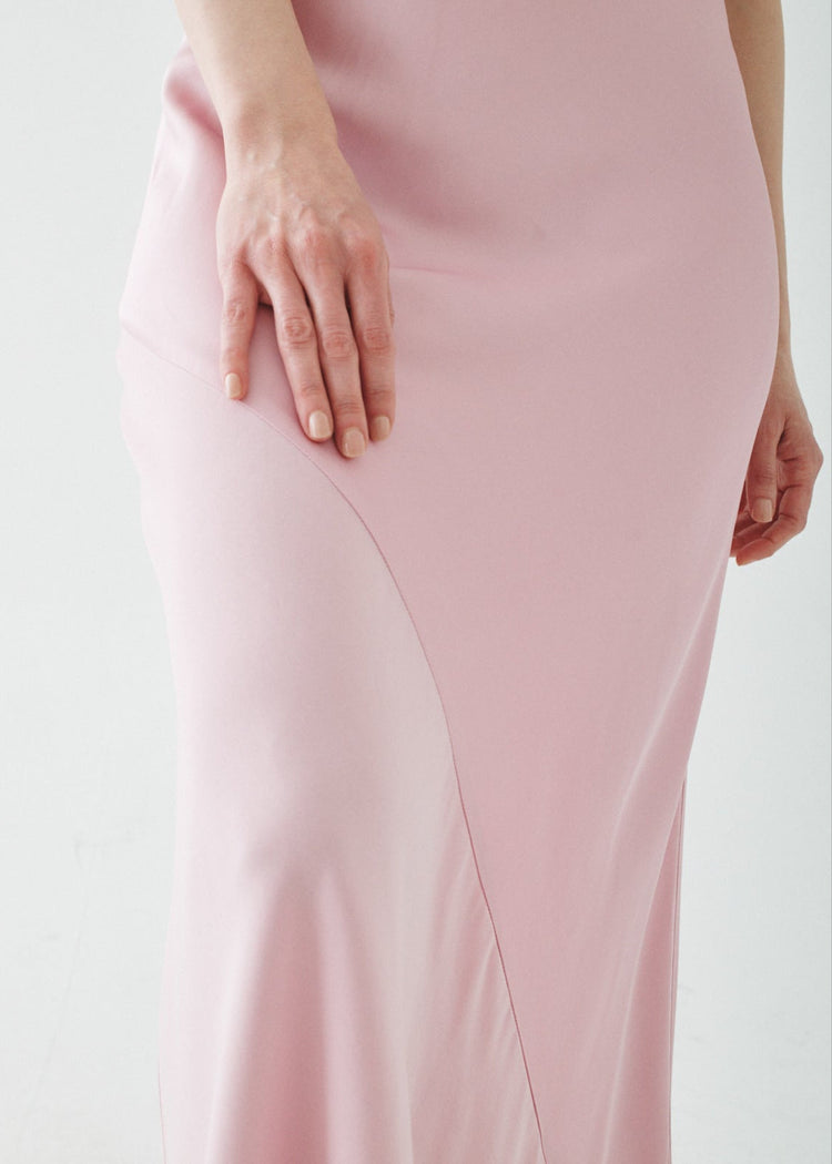 RIBBON WATERFALL DRESS