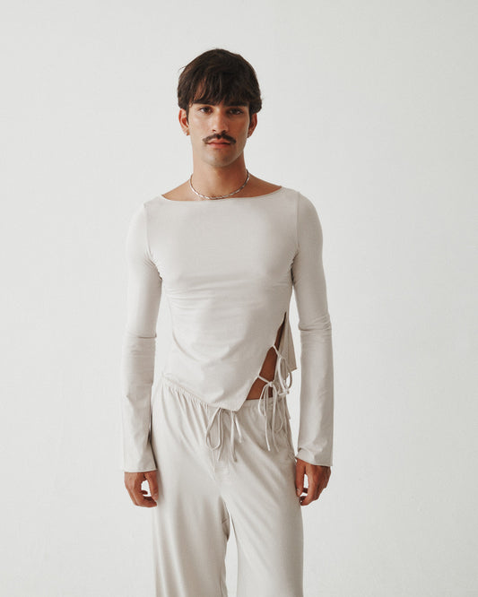 ASYMMETRICAL TIE TOP