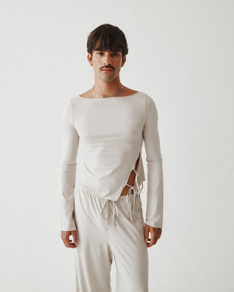 ASYMMETRICAL TIE TOP