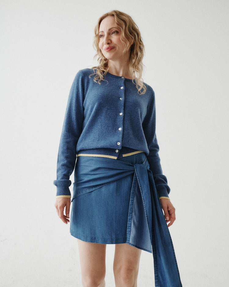 TENCEL WRAP MINI SKIRT