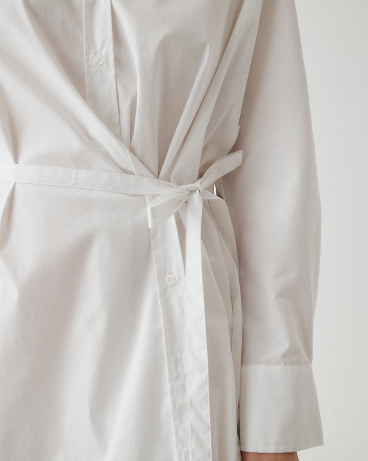 ASYMMETRICAL SHIRT DRESS