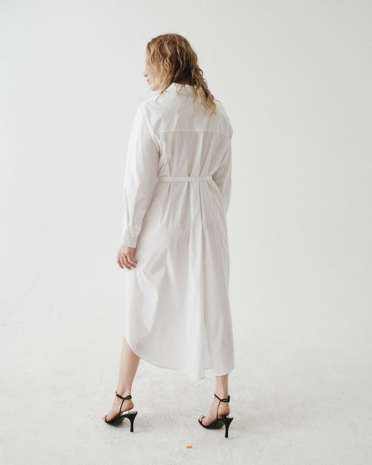 ASYMMETRICAL SHIRT DRESS