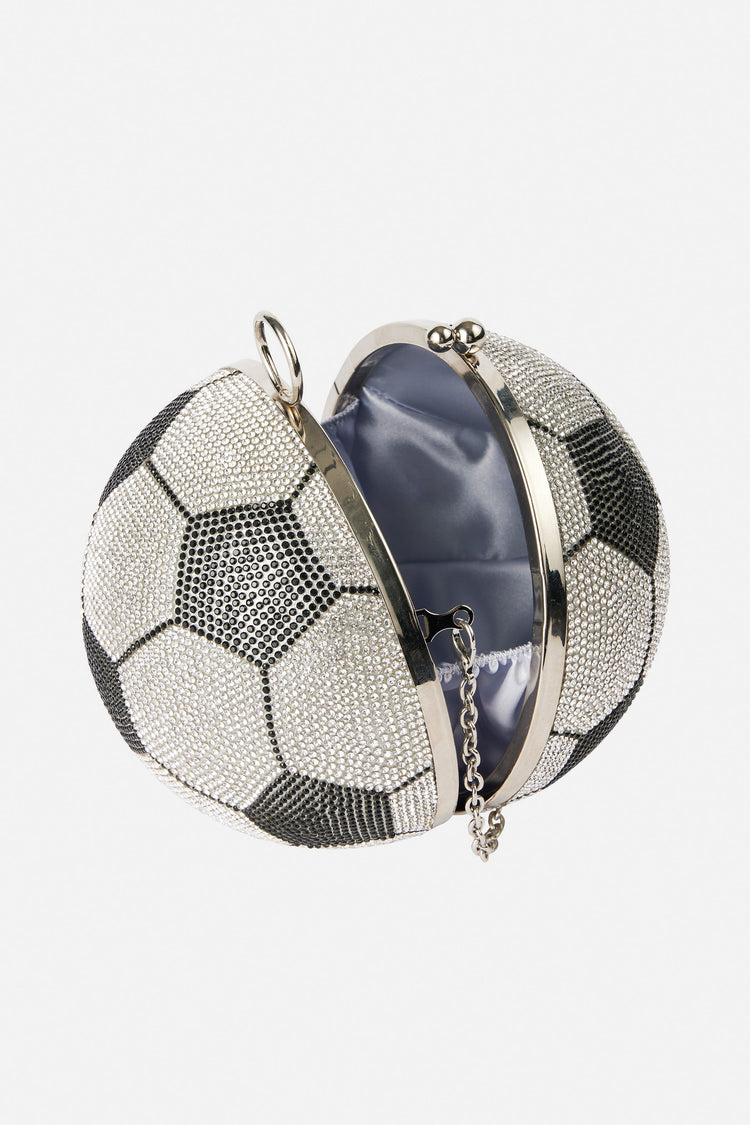 KENZA FOOTBALL RHINESTONE BAG