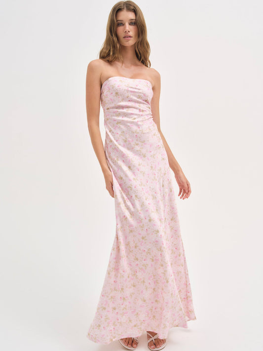 CARLA STRAPLESS MAXI DRESS