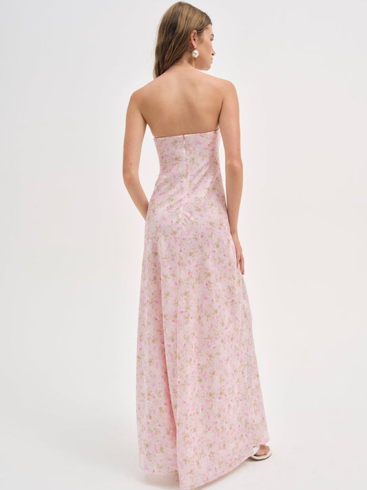 CARLA STRAPLESS MAXI DRESS