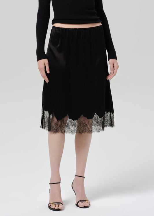LACE TRIM SKIRT