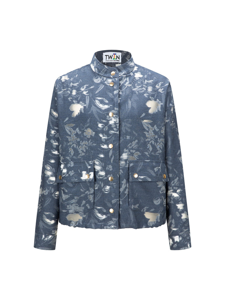 JACQUARD BOMBER JACKET