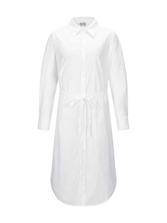 ASYMMETRICAL SHIRT DRESS