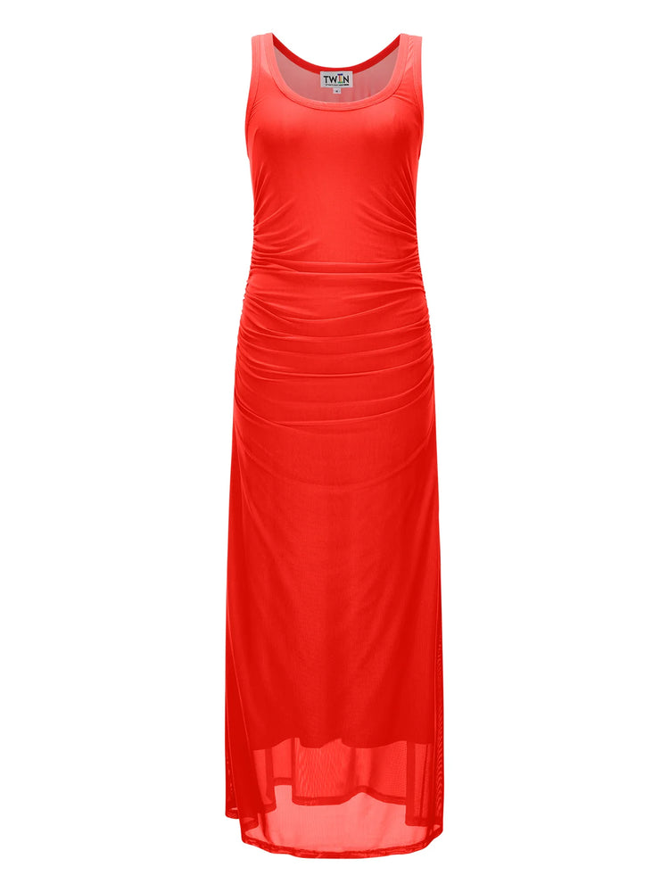 MESH HOURGLASS DRESS