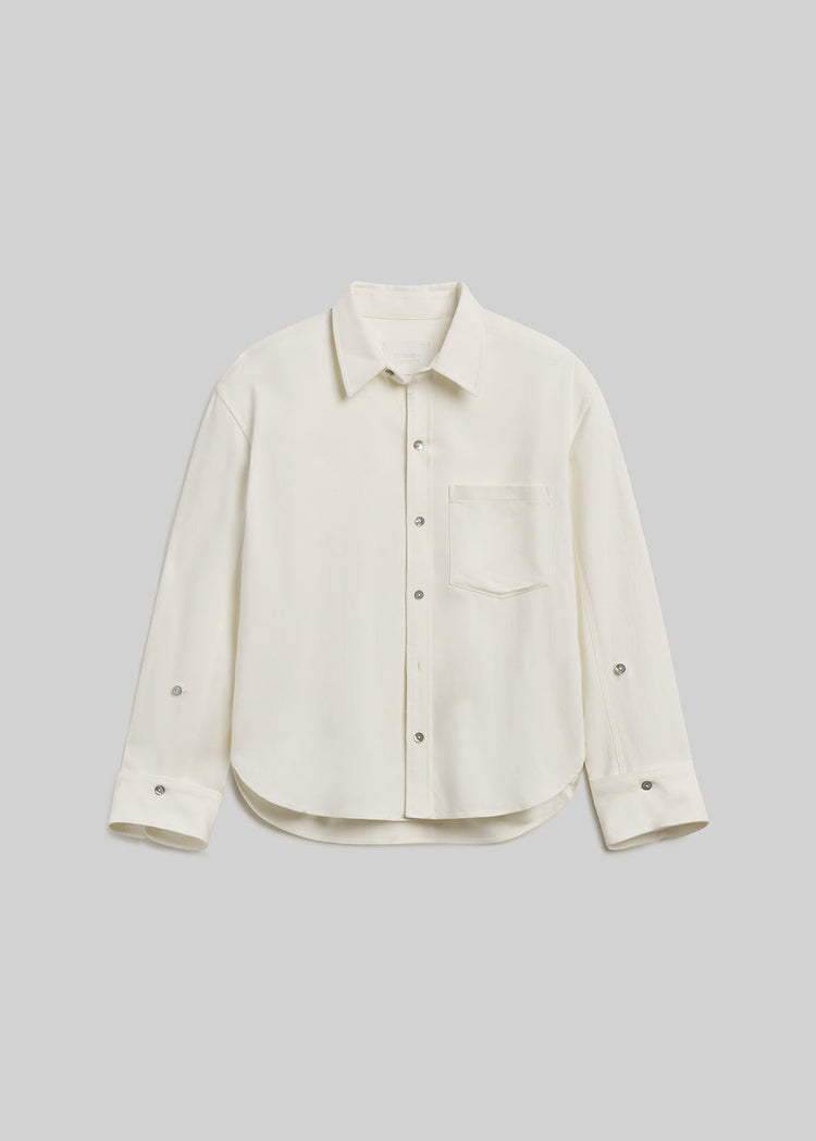 KAYLA SHRUNKEN WOOL SHIRT