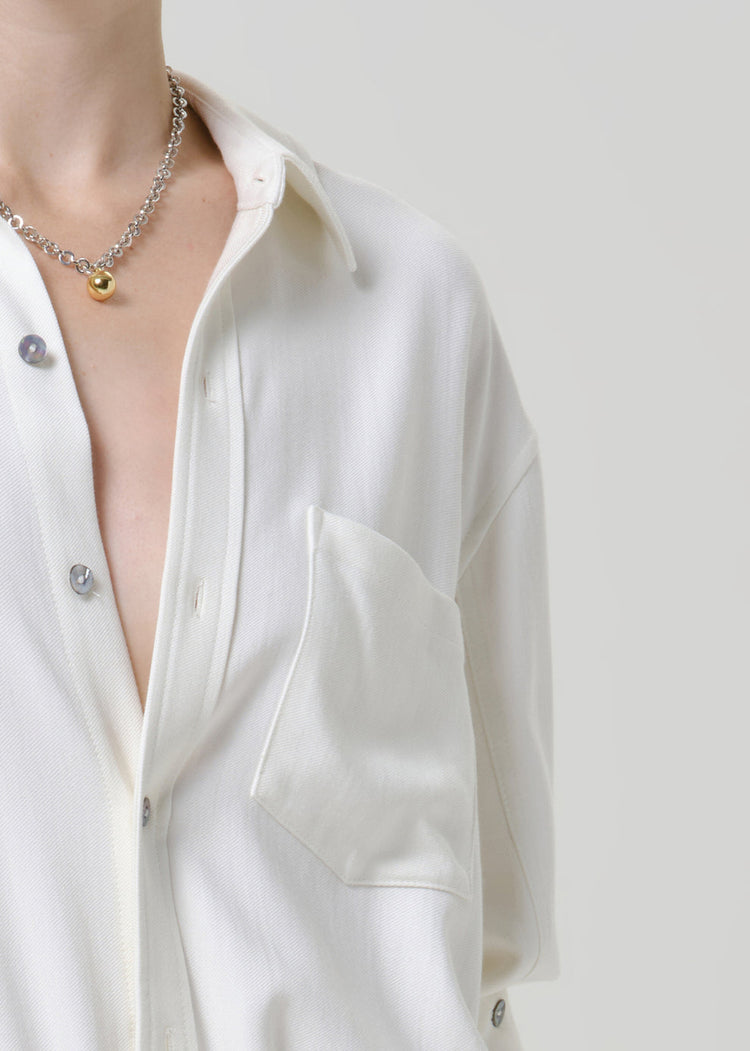 KAYLA SHRUNKEN WOOL SHIRT