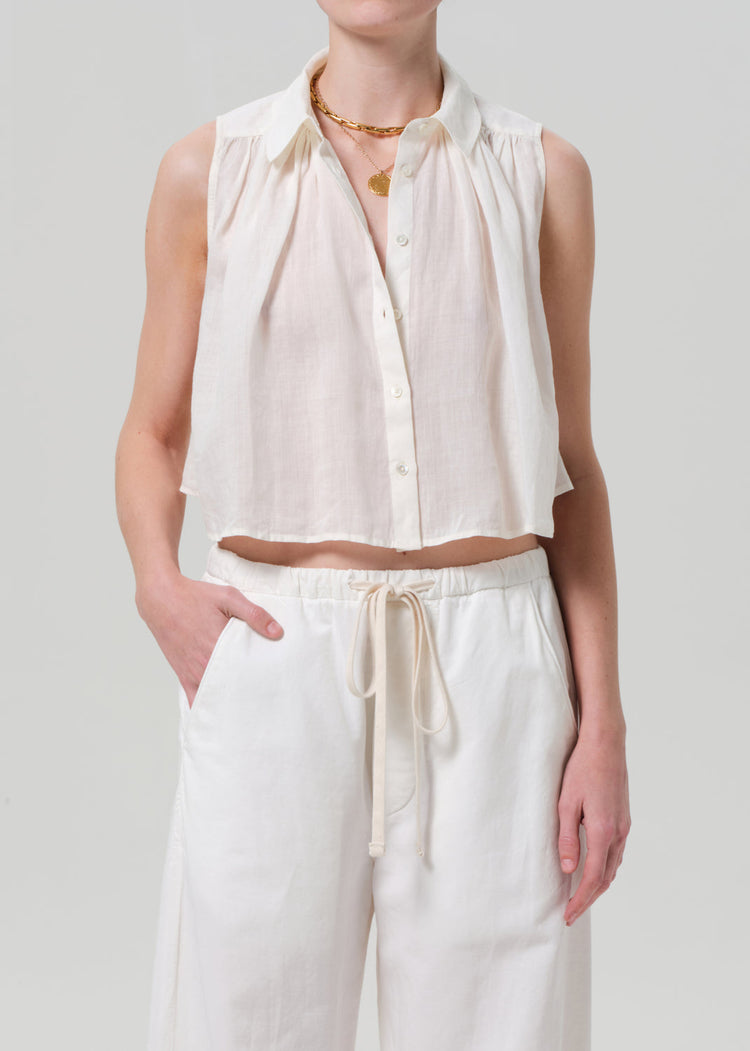 SLEEVELESS AMBROSE TOP