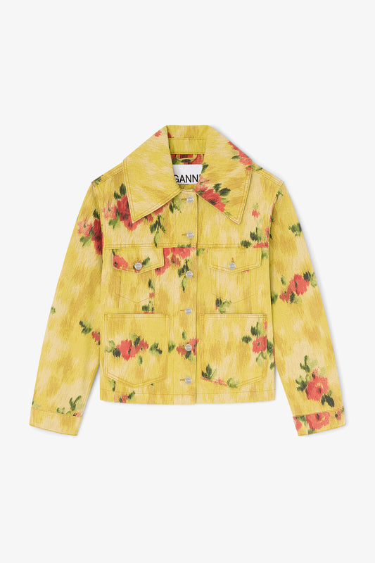 PRINT DENIM JACKET