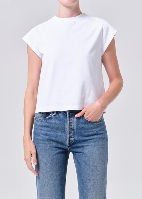 BRYCE CAP SLEEVE TEE