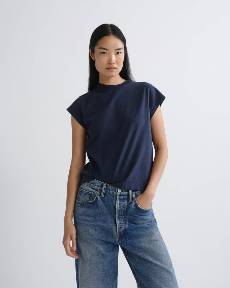 BRYCE CAP SLEEVE TEE