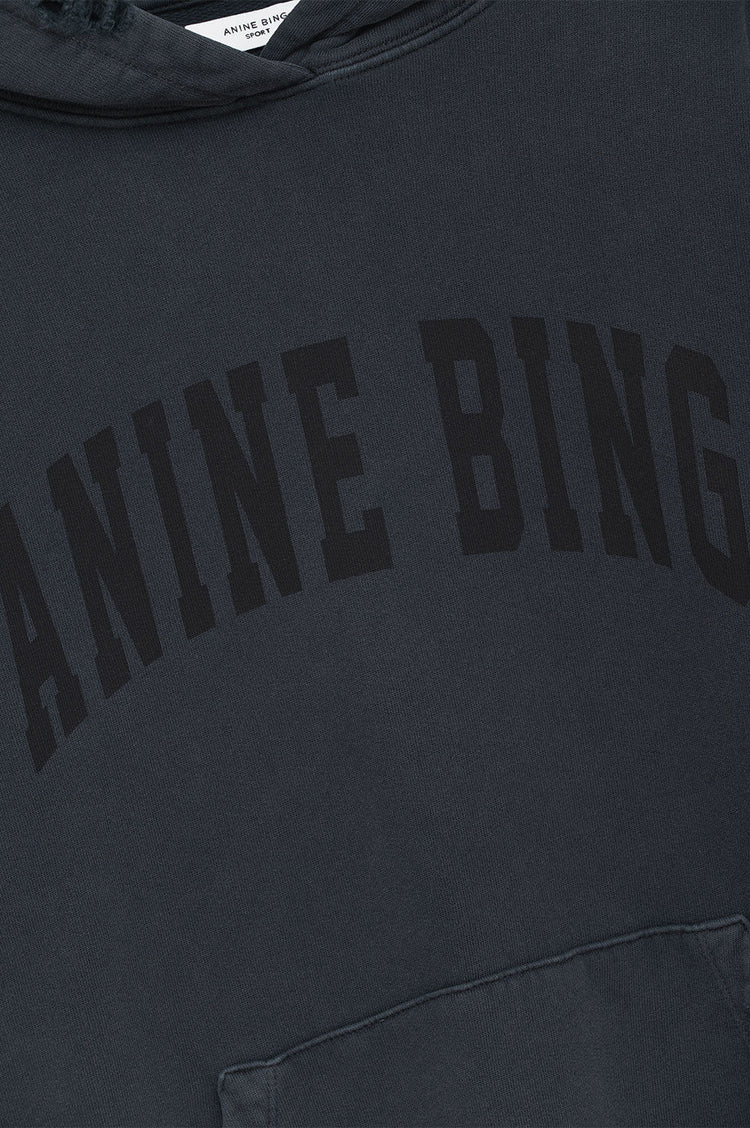 HARVEY SWEATSHIRT WASHED BLACK