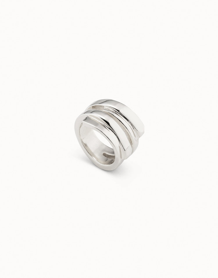MULTI BAND RING SILVER