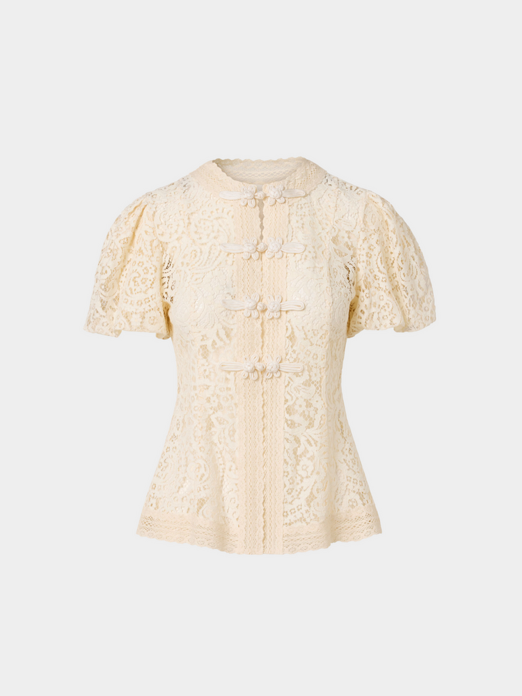 AUGUSTA LACE TOP