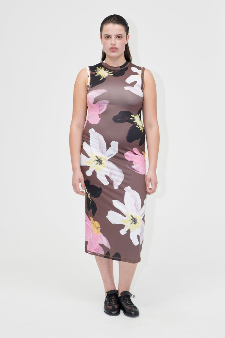 WILDFLOWERS CREWNECK DRESS