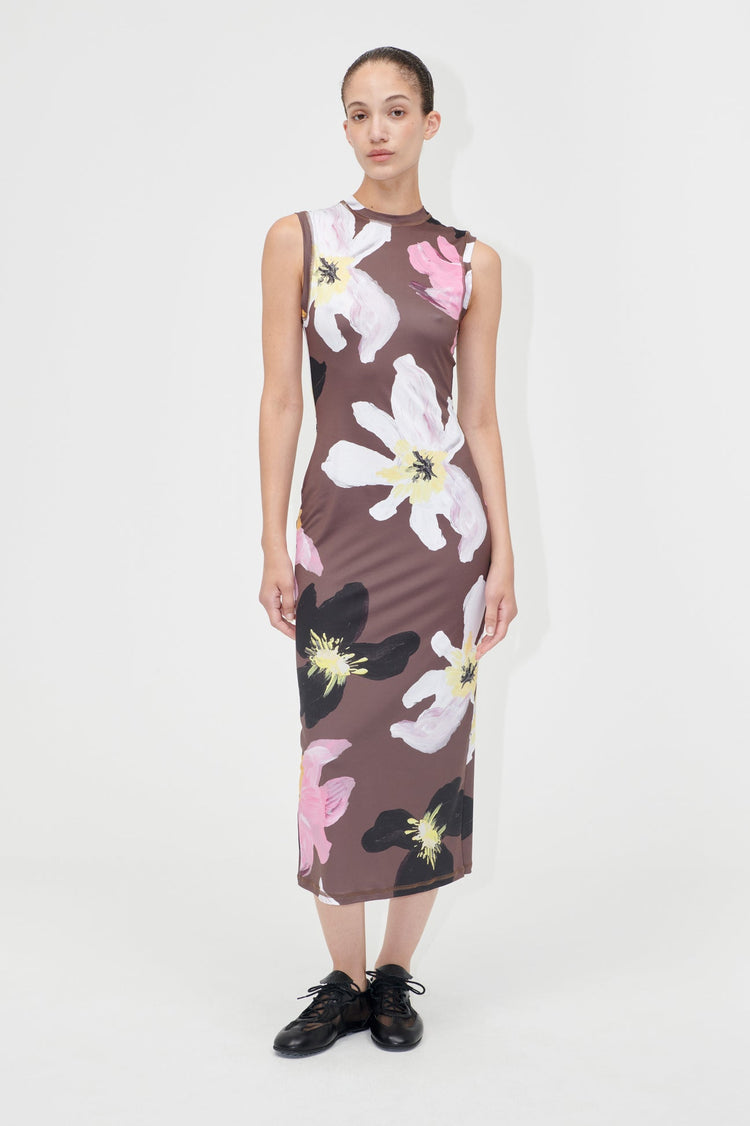 WILDFLOWERS CREWNECK DRESS