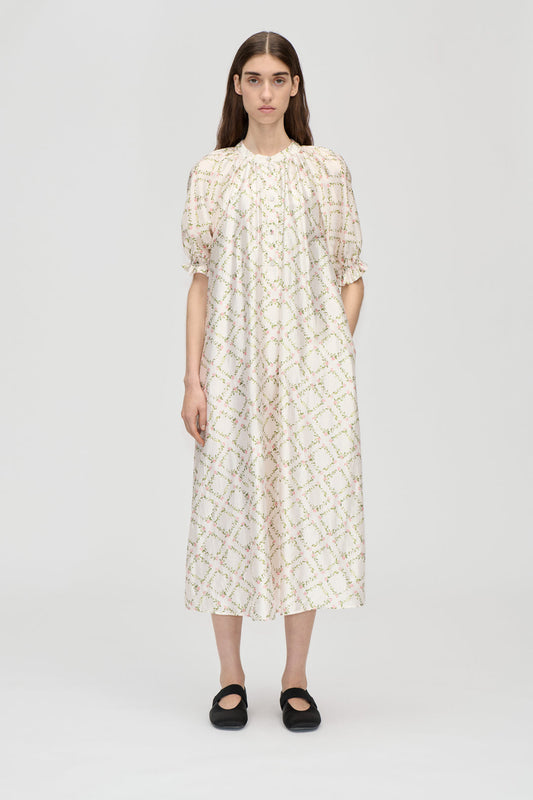 SAKURA CHECK DRESS
