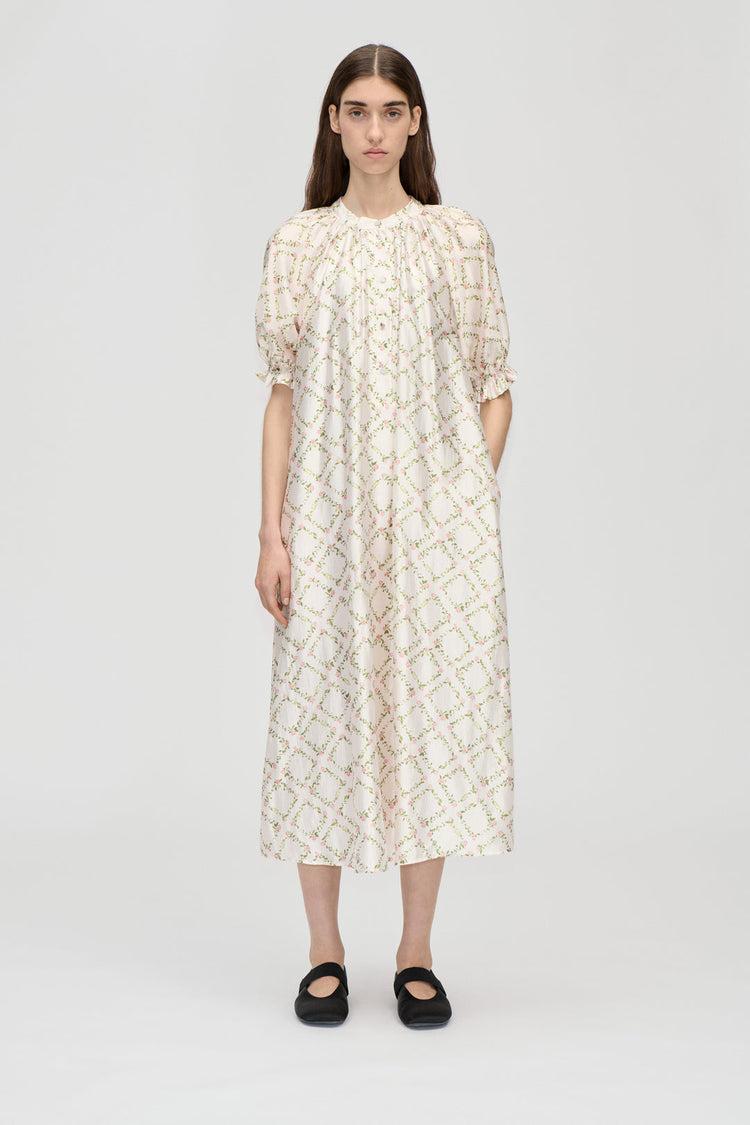 SAKURA CHECK DRESS