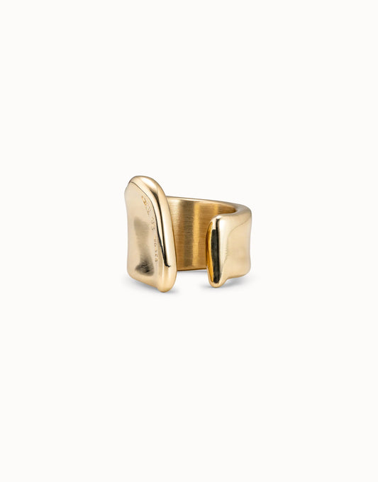 LARGE OPEN RING GOLD