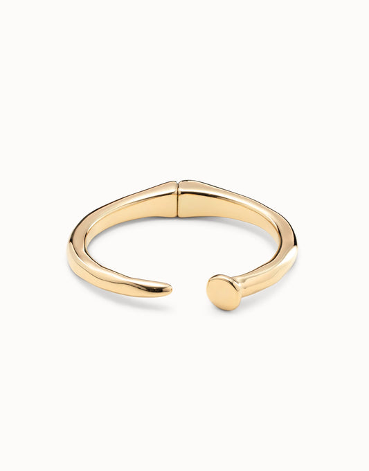 NAIL BANGLE BRACELET GOLD