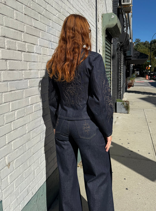 THENNA WIDE JEANS