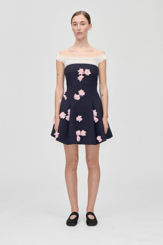 PINK PETUNIA MINI DRESS