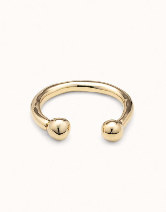 DOUBLE BALL BANGLE GOLD
