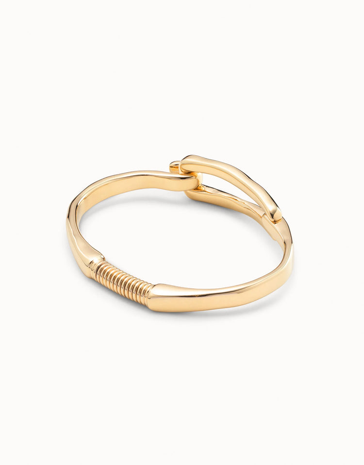 BANGLE BUCKLE BRACELET GOLD
