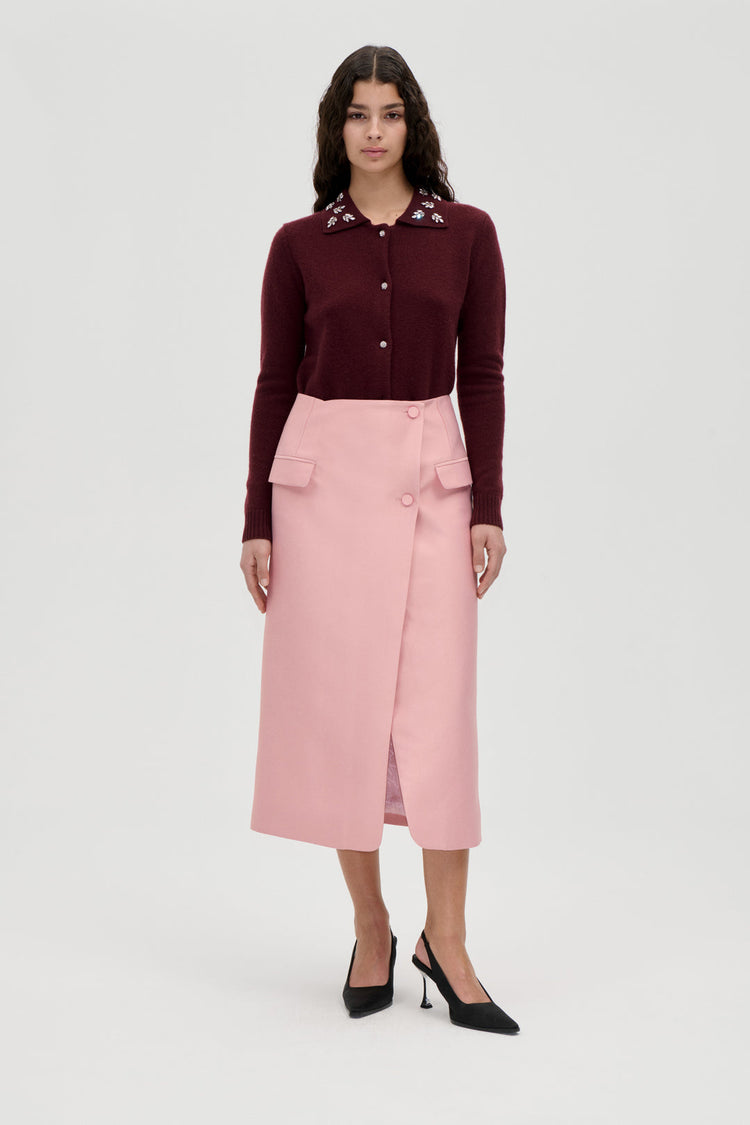 PENCIL MIDI SKIRT