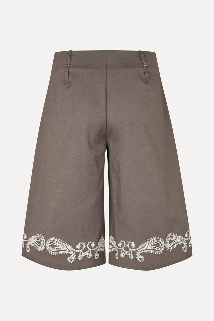 PAISLEY EYELET BERMUDA SHORT