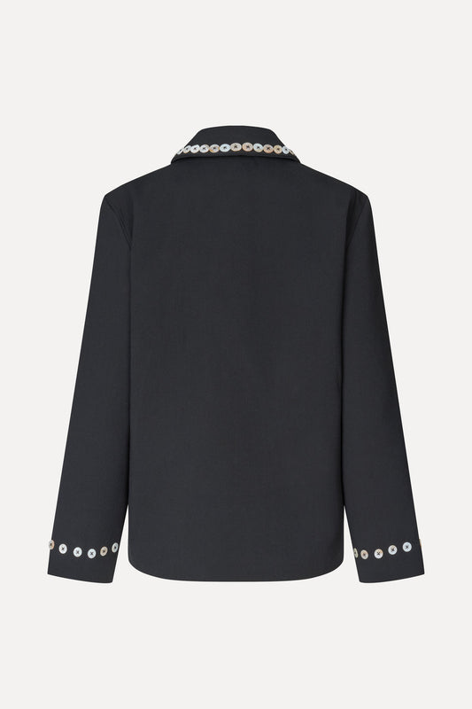 BUTTON FLOWERS JACKET