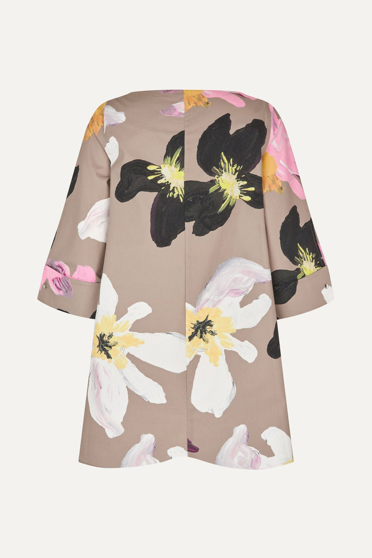 WILDFLOWERS RELAXED MINI DRESS