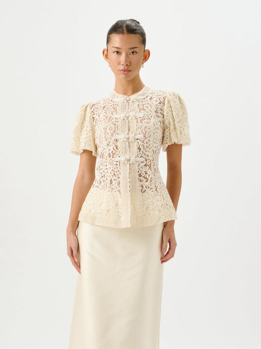 AUGUSTA LACE TOP