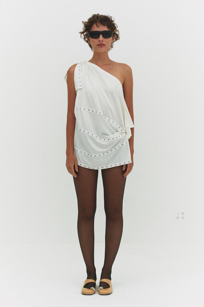 SNAP DOLMAN DRESS