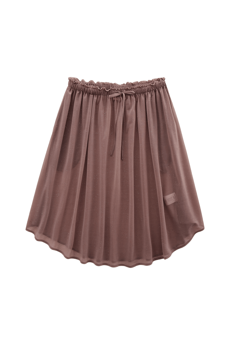 RUCHED SPARKLE SKIRT