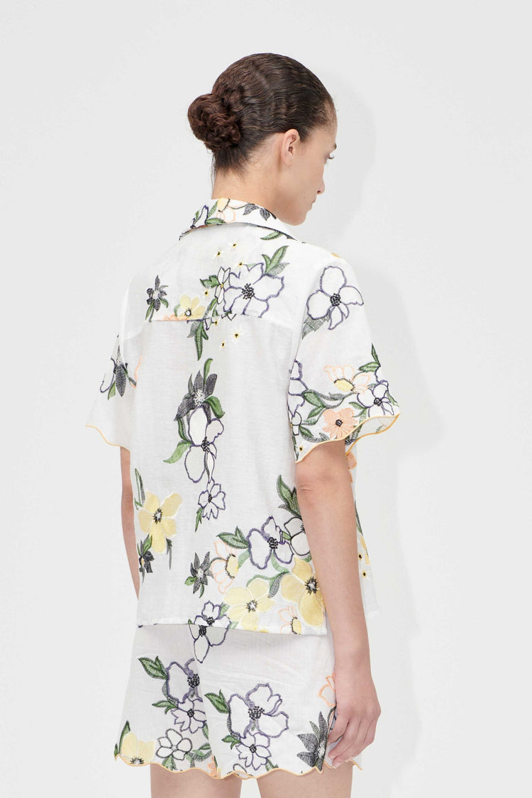 WILDFLOWERS EMBROIDERED SHIRT
