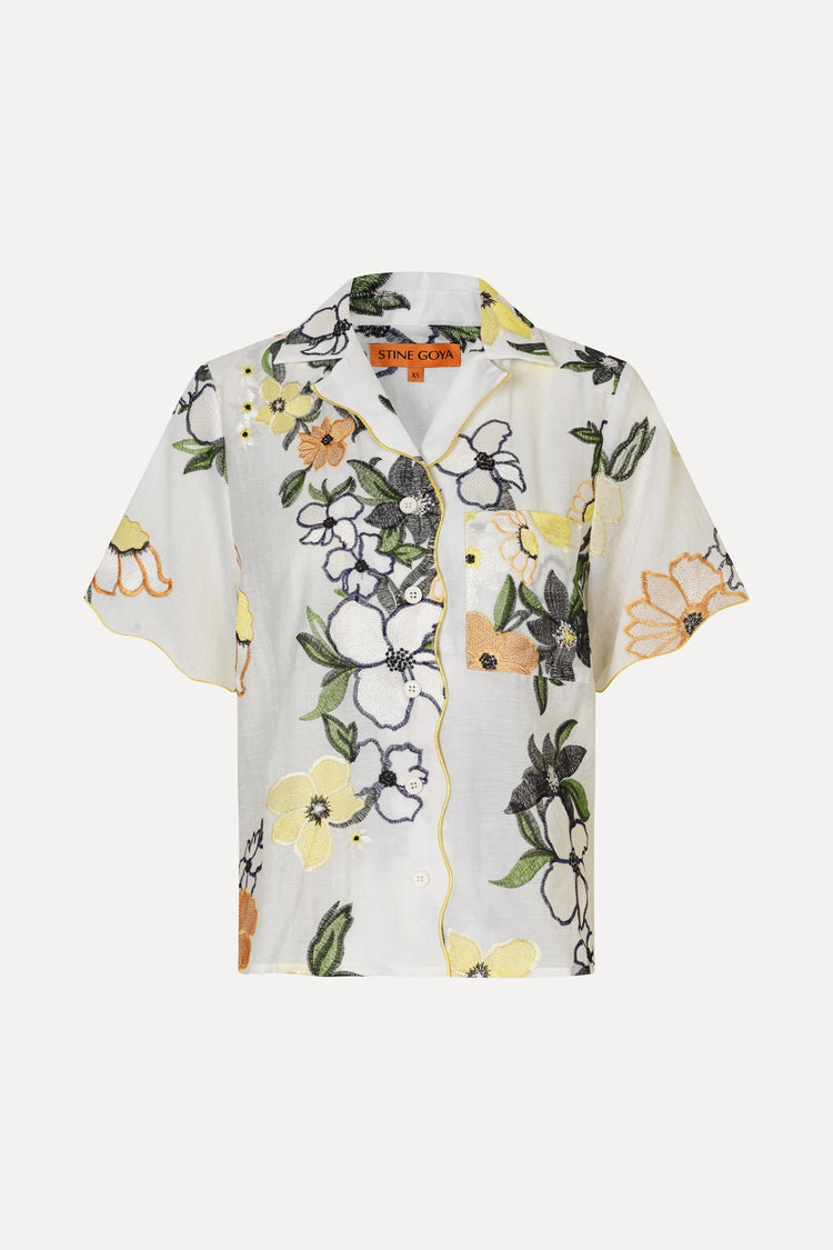WILDFLOWERS EMBROIDERED SHIRT