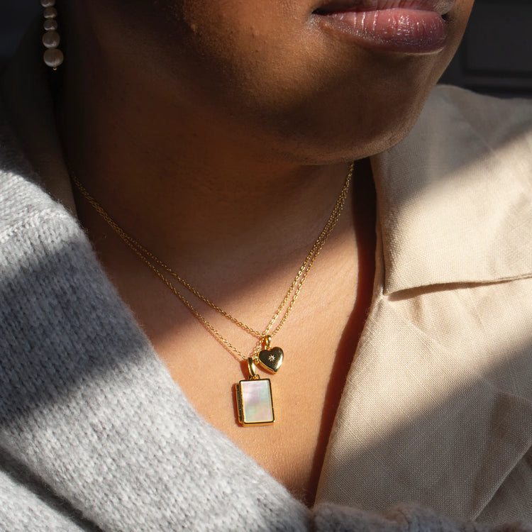 HEIRLOOM CHARM NECKLACE GOLD