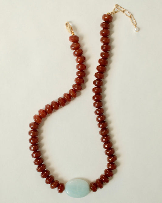 Terracotta Tide necklace